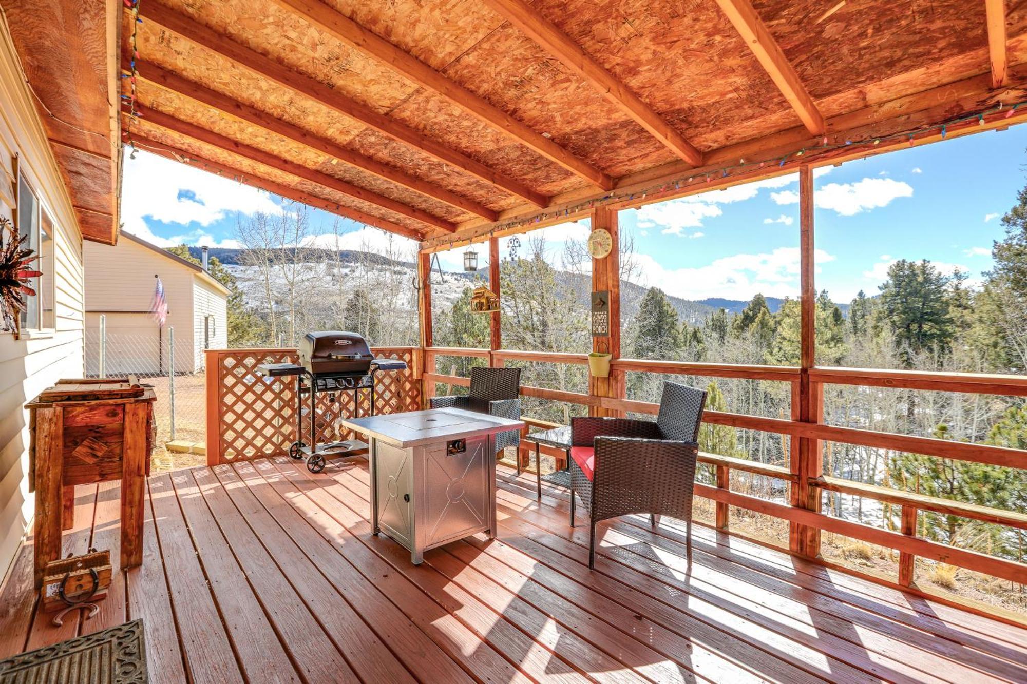 Colorado Vacation Rental With Deck And Mtn Views Cripple Creek Bagian luar foto